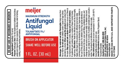 Image 2 (Meijer Maximum Strength Antifungal Liquid 50 172me)